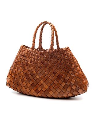 Brown Santa Croce small tote bag DRAGON DIFFUSION | 8893DGS6MATTAN